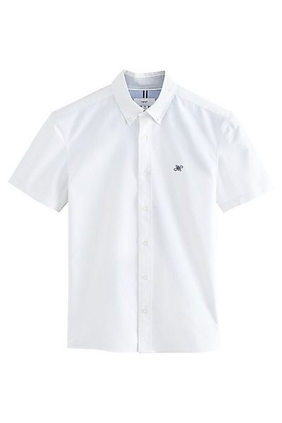 Next Kurzarmhemd Slim Fit Oxford-Kurzarmhemd au 100 % (1-tlg) günstig online kaufen