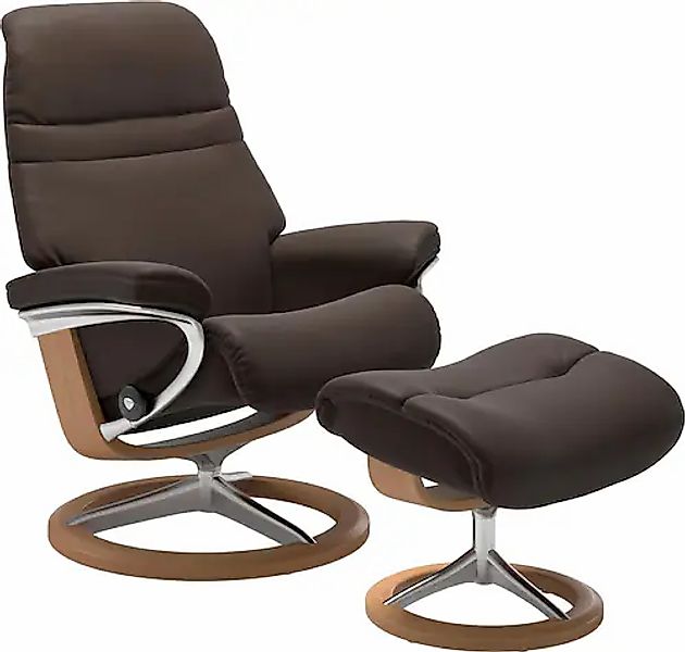 Stressless® Relaxsessel »Sunrise« Relaxsessel mit Hocker, mit Signature Bas günstig online kaufen