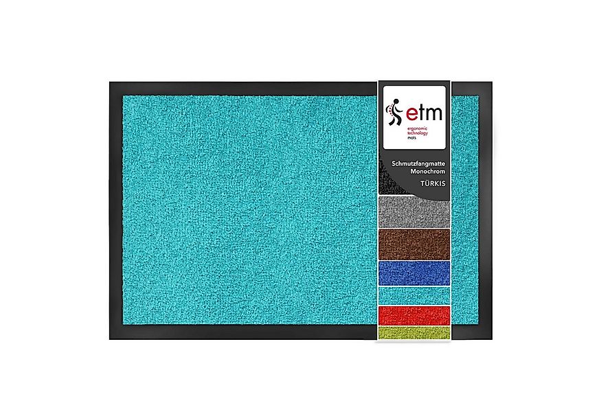 Floordirekt Fußmatte Monochrom, Rutschfeste Schmutzfangmatte Indoor, 30°C M günstig online kaufen