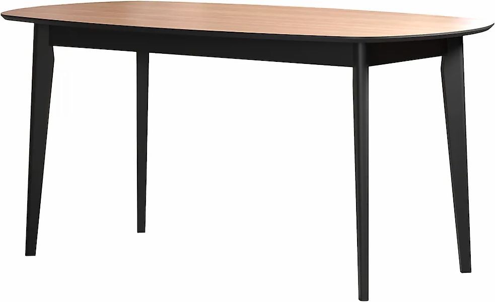 INOSIGN Esstisch "Ronda", (1 St.), Esszimmertisch oval auf Massivholzfüßen günstig online kaufen
