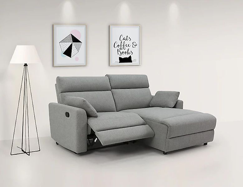 OTTO home Ecksofa »JENNA, L-Form, 209cm, manuelle u. elektrische Funktion, günstig online kaufen
