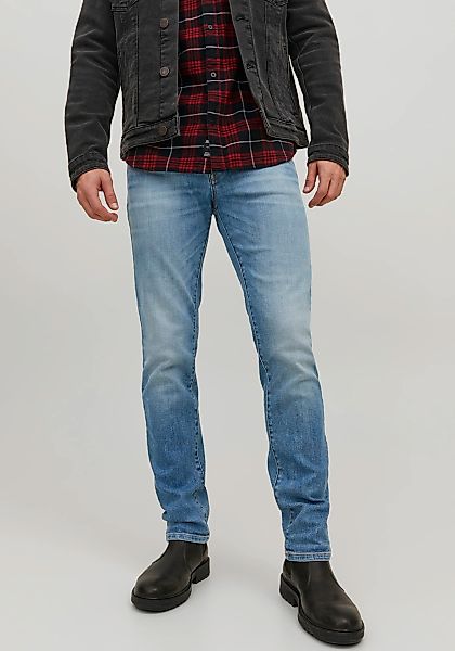 Jack & Jones Herren Jeans JJITIM JJDAVIS JJ 074 - Slim Fit - Blau - Blue De günstig online kaufen