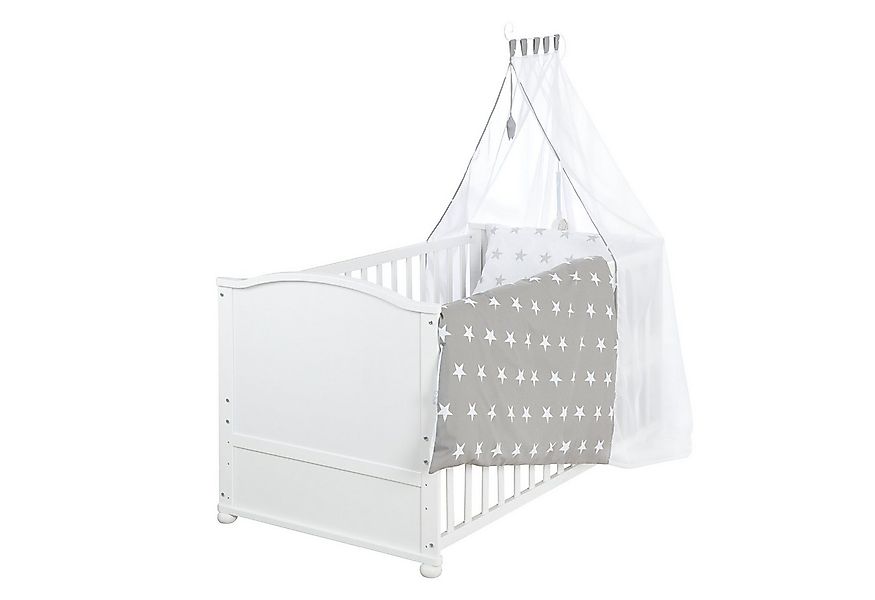 roba® Babybett Little Stars oder Fox & Bunny - niedliche Designs, inkl. Bet günstig online kaufen