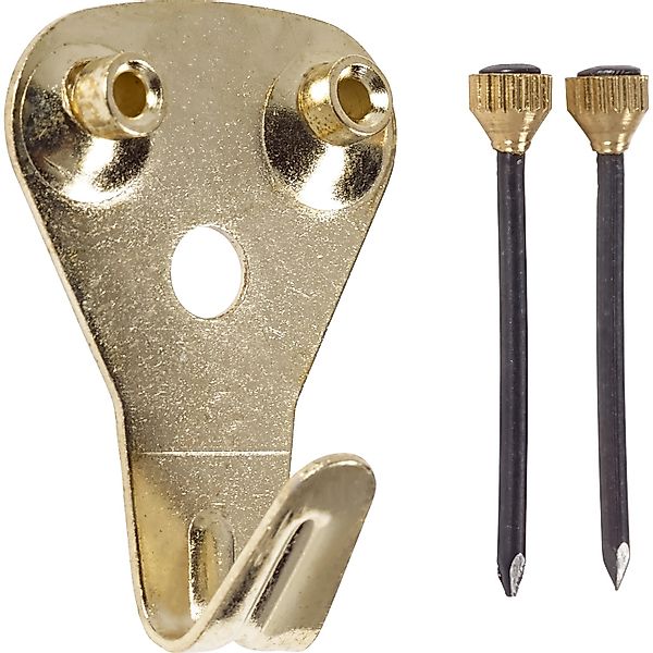 Bilderhaken Größe 2 Vermessingt 2 Stück günstig online kaufen