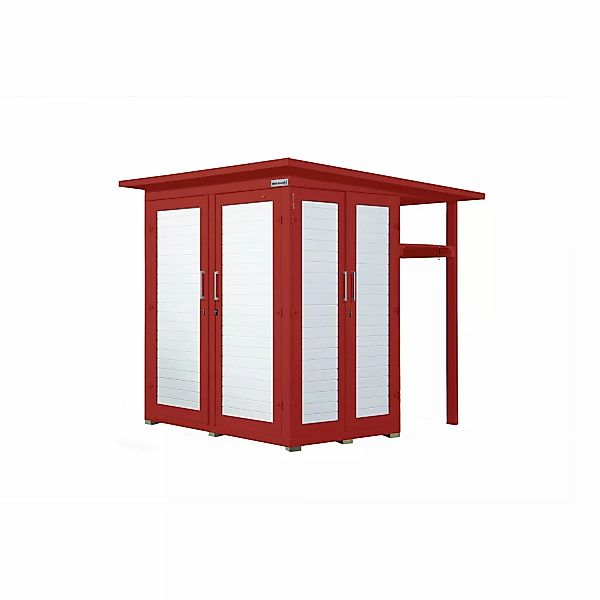 Weka Garten Q Multi Schwedenrot 200 cm x 200 cm günstig online kaufen