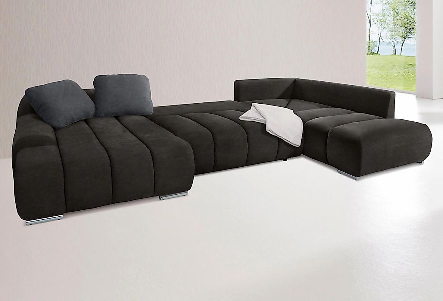 INOSIGN Wohnlandschaft »Bono U-Form« wahlweise mit Bettfunktion günstig online kaufen