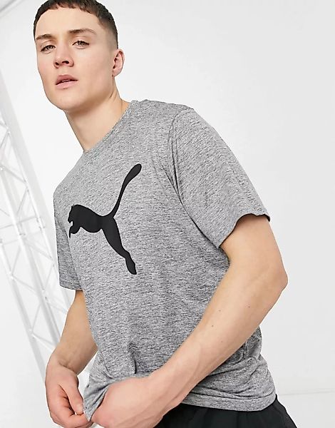 Puma Training – T-Shirt mit Logo in Grau günstig online kaufen