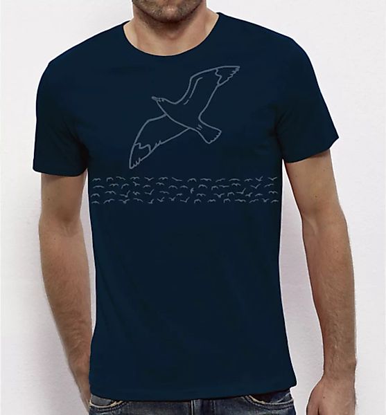 Möwe / Möwen T-shirt Für Männer In Navy / Dunkelblau günstig online kaufen