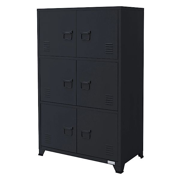 ML-Design Aktenschrank 75x40x120 cm Anthrazit aus Stahl Freistehender günstig online kaufen