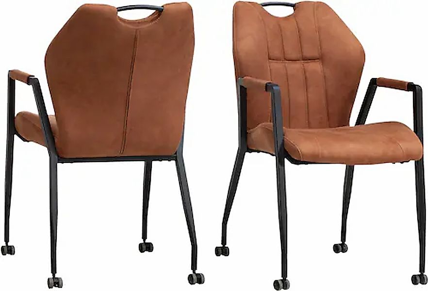 OMG Design Armlehnstuhl »Point«, (Set), 1 St., Stoff, Esszimmerstuhl mit Ro günstig online kaufen
