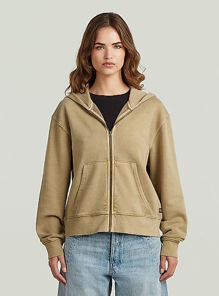 G-STAR Longpullover "Washed Hoodie Zip Relaxed Sweatshirt" günstig online kaufen