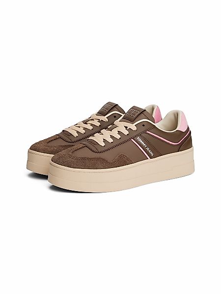 Tommy Jeans Plateausneaker "THE GREENWICH FLATFORM", Freizeitschuh, Halbsch günstig online kaufen