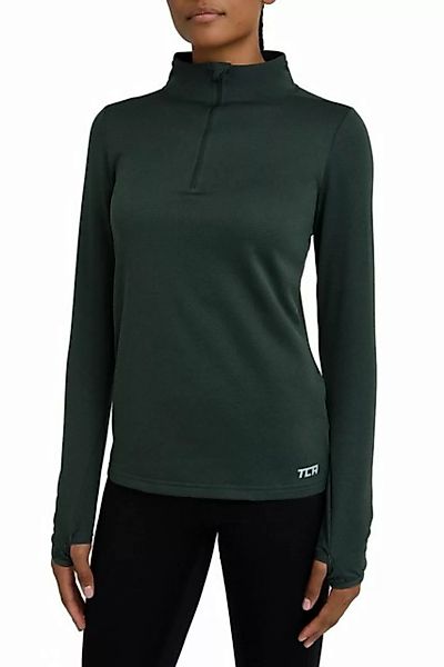 TCA Langarmshirt Damen Sport Shirt Langarm Laufshirt Fitness Yoga - Dunkelg günstig online kaufen