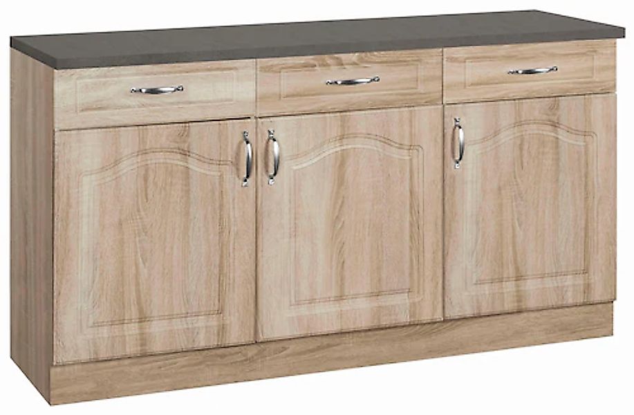 wiho Küchen Unterschrank "Linz" 150 cm breit, in Landhaus-Optik günstig online kaufen