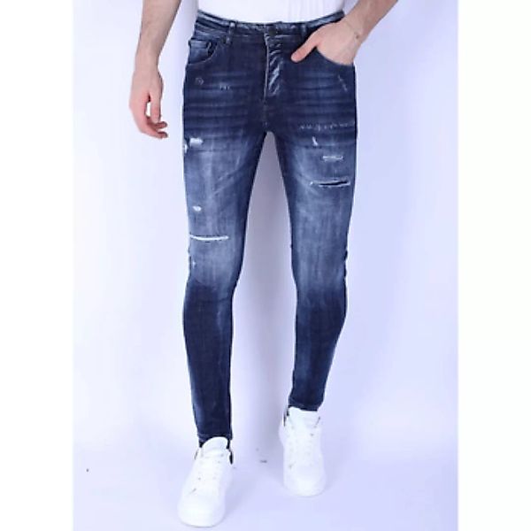 Local Fanatic  Slim Fit Jeans E Slim Jeans Mit Löchern günstig online kaufen