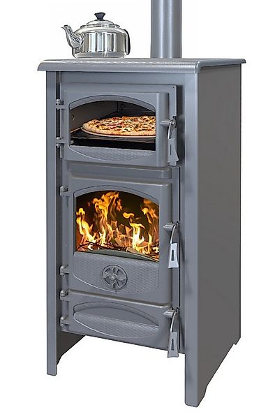TRGO Kaminofen LUNA C-G mit Backfach - EEK A, 9,70 kW günstig online kaufen