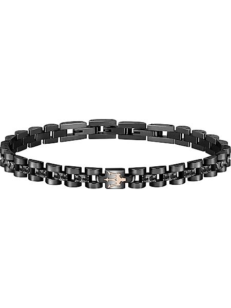 MASERATI Edelstahlarmband Maserati Herren-Armband Edelstahl Kristall günstig online kaufen