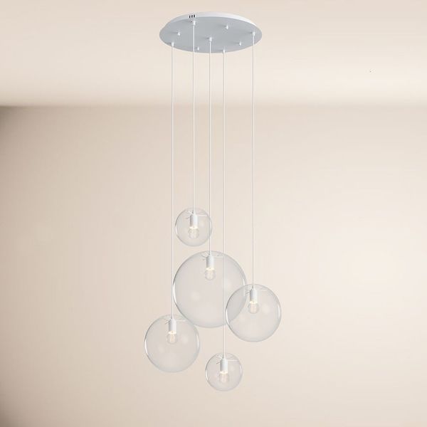 s.luce Pendelleuchte Orb 5-flammige Galerielampe Modular günstig online kaufen