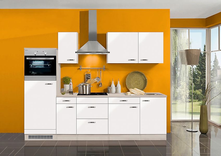 OPTIFIT Küchenzeile »Faro« Breite 270 cm, wahlweise mit E-Geräten, mit Arbe günstig online kaufen