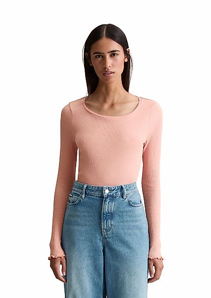 Marc OPolo DENIM Langarmshirt "aus Organic-Cotton-Stretch" günstig online kaufen
