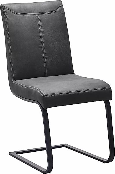 K+W Komfort & Wohnen Freischwinger "Floyd", Microfaser 760, Kontrastnaht, F günstig online kaufen