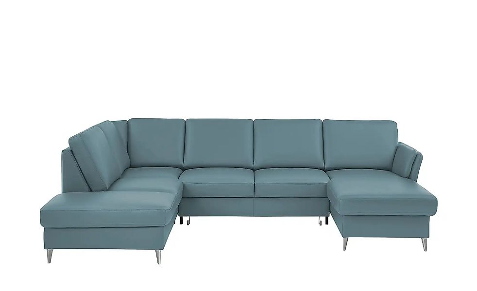meinSofa Wohnlandschaft  Veit ¦ blau ¦ Maße (cm): B: 305 H: 90 T: 204.0 Pol günstig online kaufen