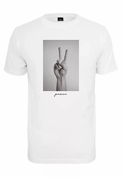 MisterTee T-Shirt "MisterTee Herren Peace Sign Tee", (1 tlg.) günstig online kaufen