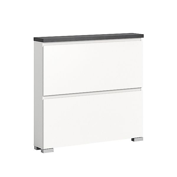 xonox.home Schuhschrank in Weiß - 95x88x18cm günstig online kaufen