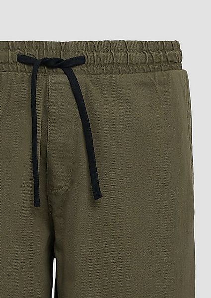 QS Stoffhose Gewaschene Jogger aus Heavy Twill Gummizug günstig online kaufen