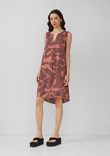 QS Minikleid Knielanges Viskosekleid günstig online kaufen