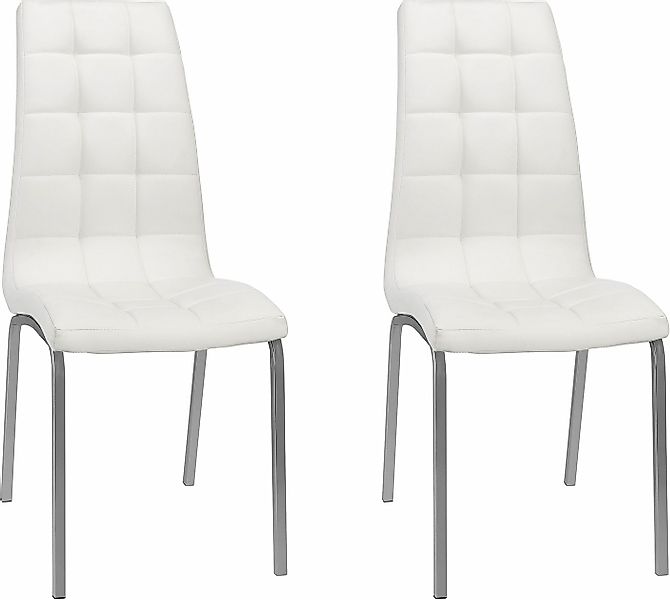 OTTO home 4-Fußstuhl Lila (Set, 2 St), (2 Stück) Bezug in Kunstleder, verch günstig online kaufen