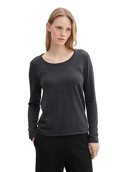 TOM TAILOR Strickpullover aus Viskose mit günstig online kaufen