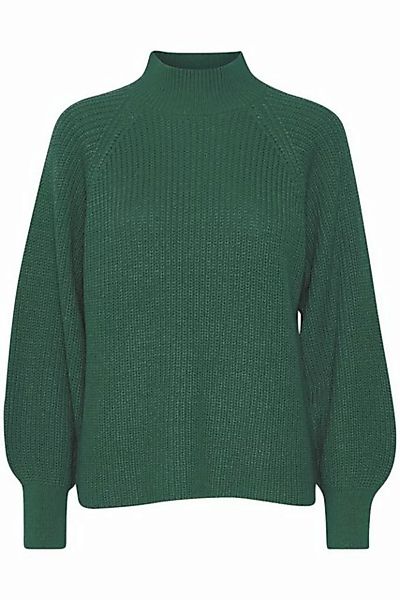 b.young Strickpullover Grobstrick Pullover mit Ballonärmeln Sweater mit Kra günstig online kaufen