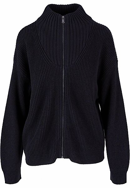 URBAN CLASSICS Strickjacke "Urban Classics Damen Ladies Knitted Zip Cardiga günstig online kaufen