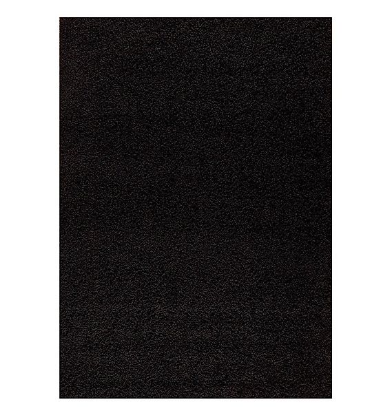 Vimoda Langflor-Teppich Shaggy Hochflor Teppich Schwarz, Rechteckig, Höhe: günstig online kaufen