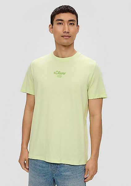 s.Oliver Kurzarmshirt T-Shirt T-Shirt mit Logo-Print günstig online kaufen