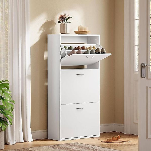 Woltu Schuhschrank (1-St) mit 3 Regale, günstig online kaufen