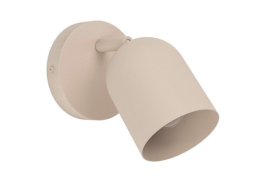EGLO Wandleuchte TILSTON, 1-flammig, Sandfarben, Metall, ohne Leuchtmittel, günstig online kaufen