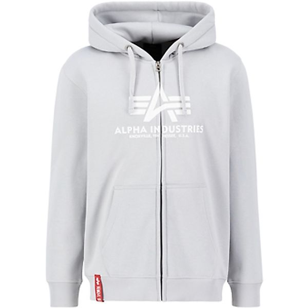 Alpha  Sweatshirt Basic Zip Hoodie PP - pastel grey günstig online kaufen