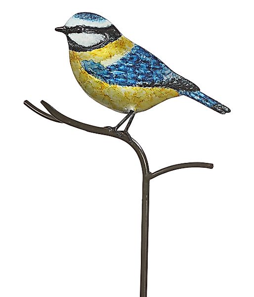 Dehner Gartenstecker Blaumeise, 2.5 x 15 günstig online kaufen