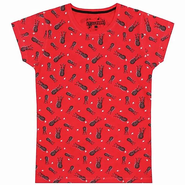 Sarcia.eu Kurzarmbluse Rotes T-Shirt mit Ananas gemustert S günstig online kaufen