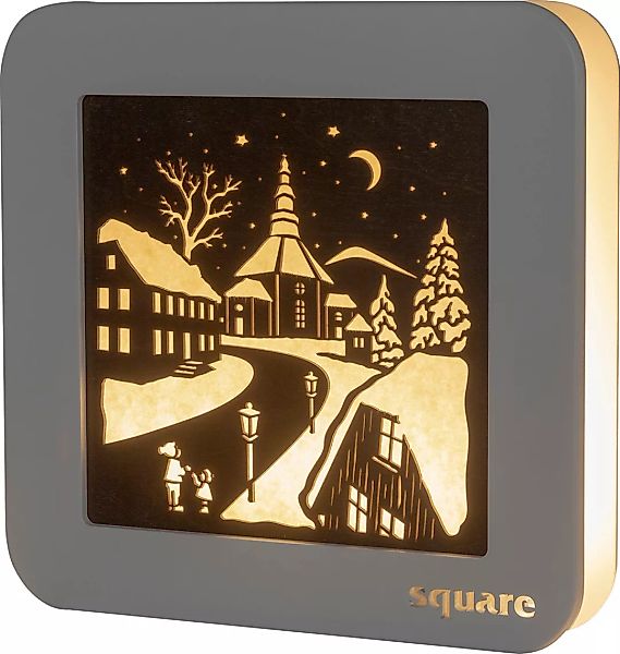 Weigla LED-Bild »Square - Standbild Seiffen, Weihnachtsdeko«, (1 St.), mit günstig online kaufen
