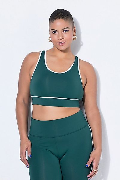 Studio Untold Sport-BH Sport-BH weiße Paspel Mesh-Futter günstig online kaufen