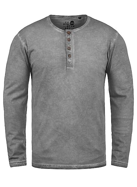 !Solid Rundhalsshirt SDTimur Longsleeve mit Used-Look günstig online kaufen