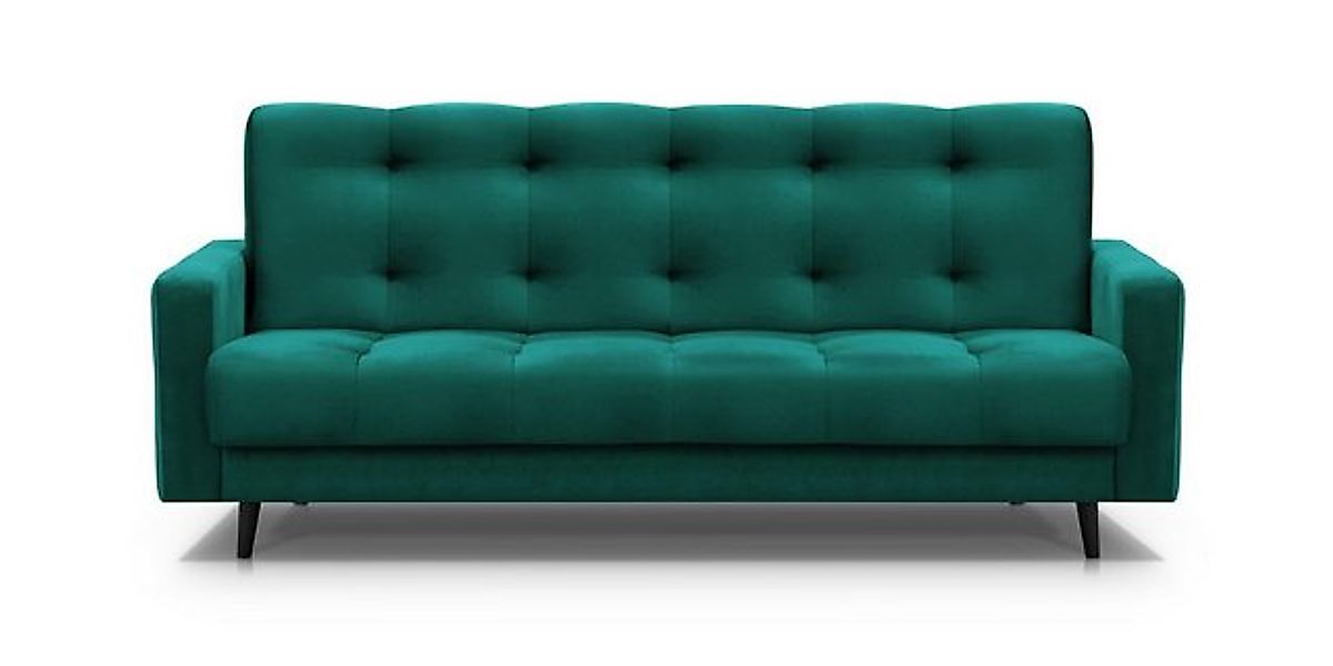 Beautysofa Schlafsofa NANCY BIS mit Schlaffunktion und Bettkasten, velours günstig online kaufen