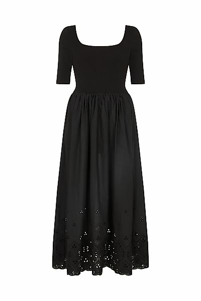 Lily and Lionel Midikleid "Sydney Short Sleeve Jersey Bodice Embroidered Mi günstig online kaufen