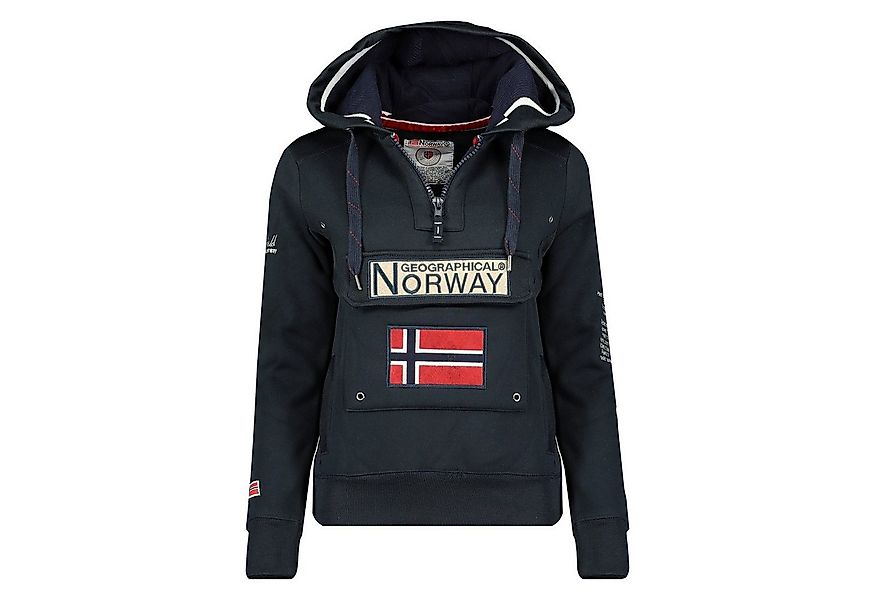 Geographical Norway Kapuzenpullover Gymclass by leyoley mit großer Bauchtas günstig online kaufen