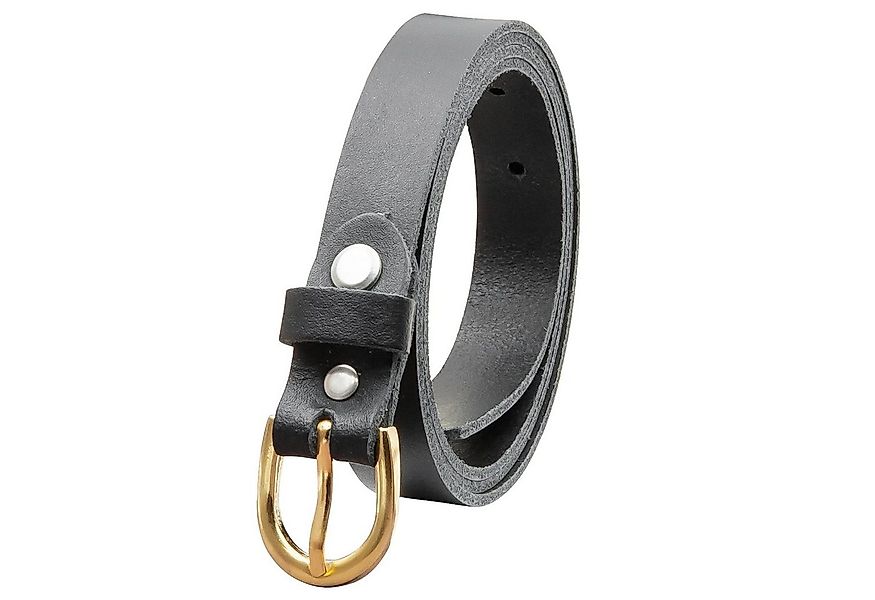 COLOGNEBELT Ledergürtel OM110-SL-Schwarz MADE IN GERMANY, Schwarz Kürzbar, günstig online kaufen