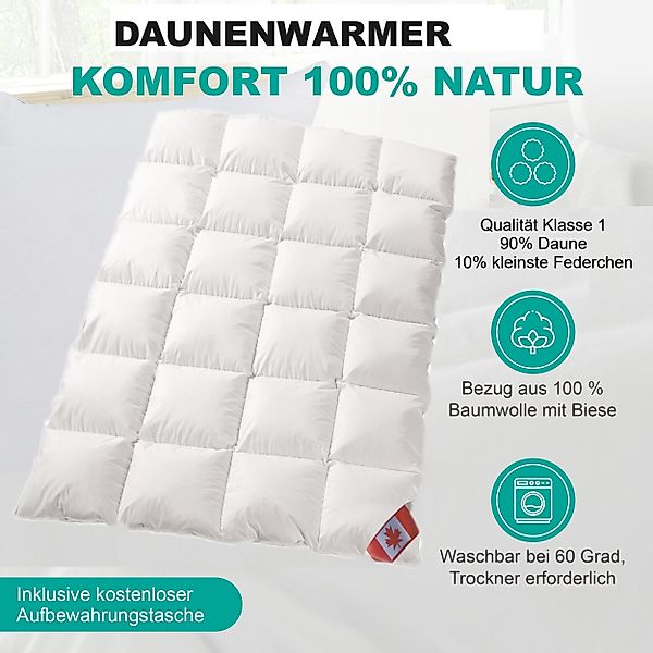 Canada Daunenbettdecke Canada Dreams Luxus Winter günstig online kaufen