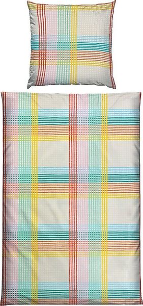 REDBEST Bettwäsche Bettwäsche Mix & Match "Karo", Seersucker, Karo günstig online kaufen